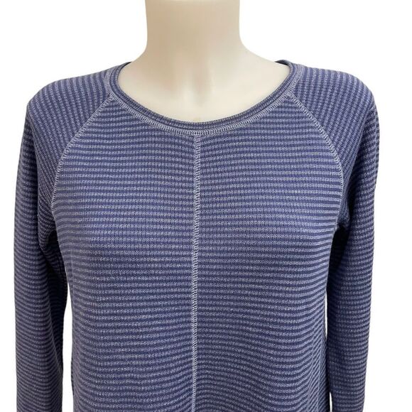 J.JILL STRIPED KNIT SWEATER DRESS/ tunic‎ indigo size XS Petite - Picture 3 of 9